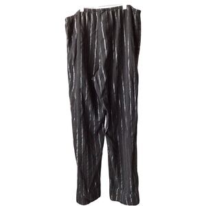 Victoria's Secret Black and Gray Striped Men's Dress Pants